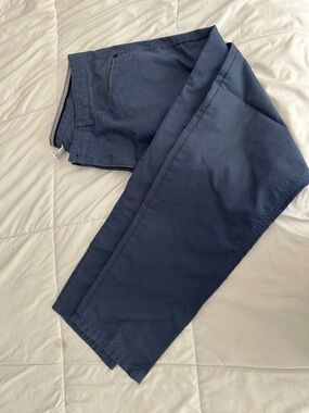 Calvin Klein Lightweight Navy Blue Chino Pants